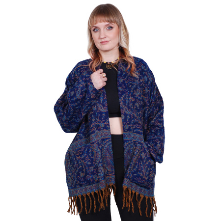 Indie kimono z kieszeniami