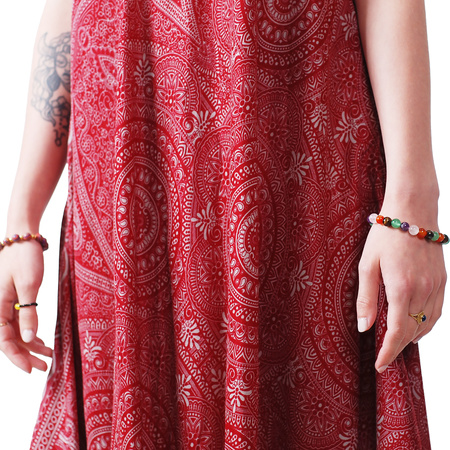 Tajlandia sukienka wzorzysta