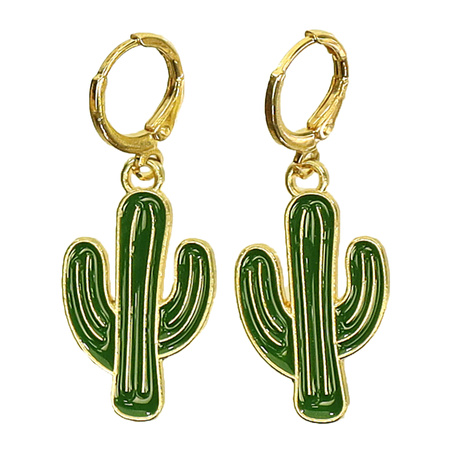 Wiszące kolczyki tropikalne