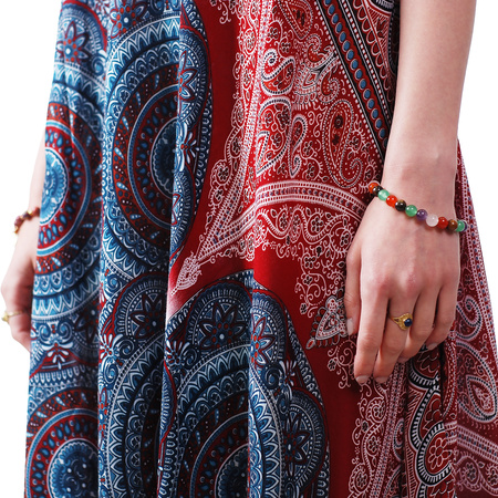 Tajlandia sukienka wzorzysta