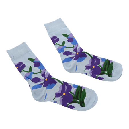 Kolorowe skarpetki za kostkę - natura