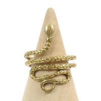 Pierścionek indyjski z motywem węża