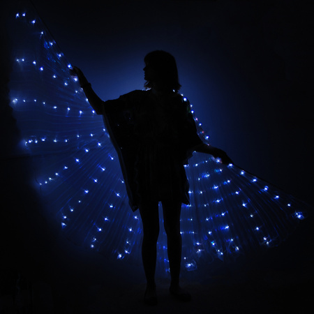 Skrzydła do tańca LED