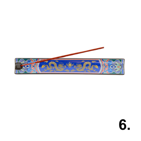 Ceramiczna podstawka pod kadzidło MALOWANA