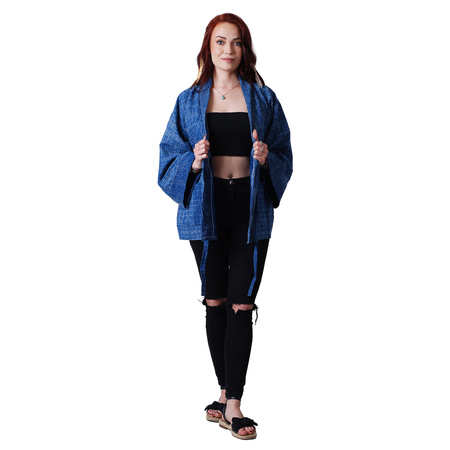 Bawełniane krótkie kimono