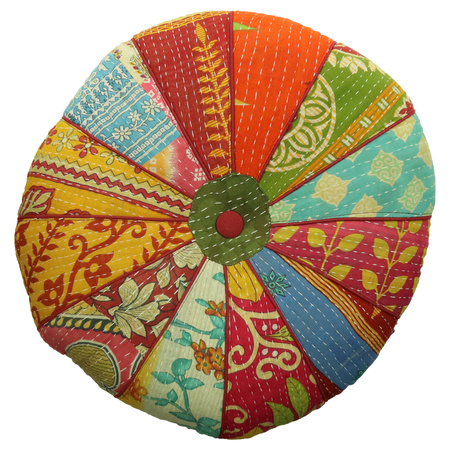 Poduszka do medytacji - patchwork