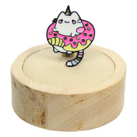 Przypinka metalowa - Koty