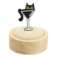 Przypinka metalowa - Czarne koty