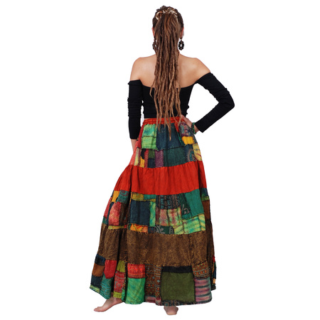 Tajlandia Spódnica Patchwork