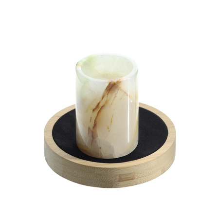 Świecznik onyksowy duży