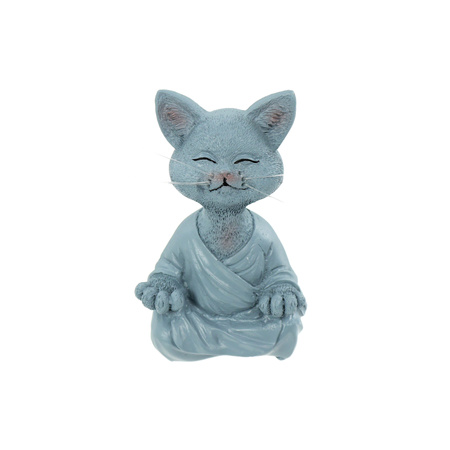 Figurka medytujący kot
