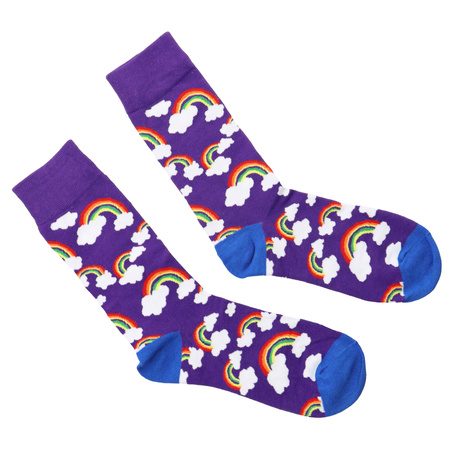 Kolorowe skarpetki za kostkę