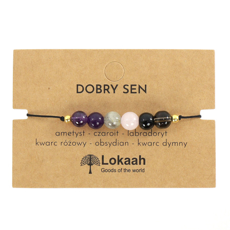 Bransoletka z kamiennych kulek – Amulet