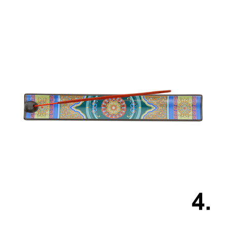 Ceramiczna podstawka pod kadzidło MALOWANA