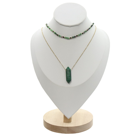 Naszyjnik kamienny z zawieszką