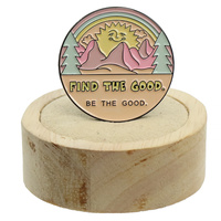 Przypinka metalowa - okrągła