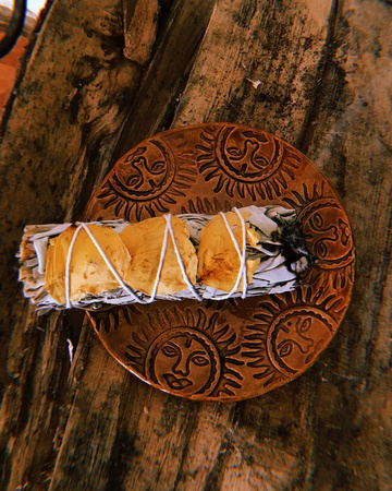 Kadzidło naturalne Biała szałwia - Sinuata Turkusowa