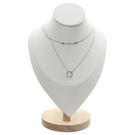 Naszyjnik kamienny z zawieszką