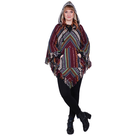 Poncho krótkie