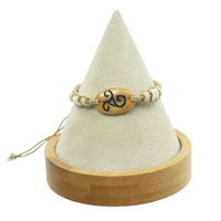 Bransoletka runy owalna - beż