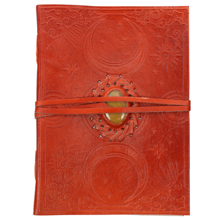 Notes skórzany z Indii