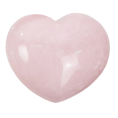Serduszko z różowego kwarcu