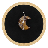 Wisiorek kamienny księżyc z drzewem