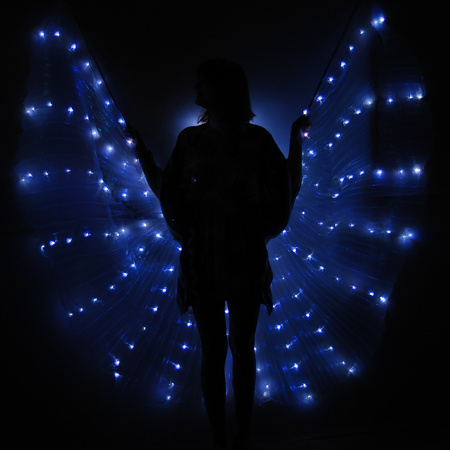 Skrzydła do tańca LED