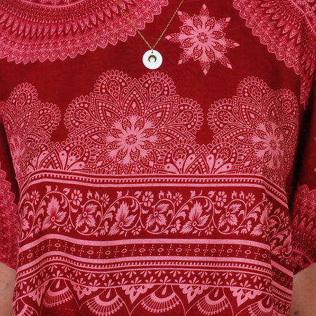 Koszulka wzorzysta krótka