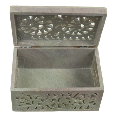 Szkatułka z kamienia mydlanego