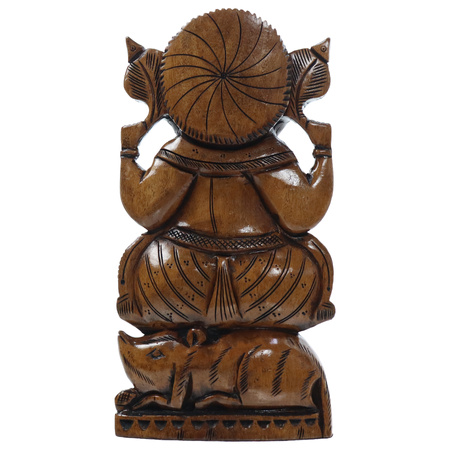 Figurka Ganeśi drewniana