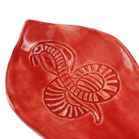 Podstawka ceramiczna pod palo santo RED SNAKE
