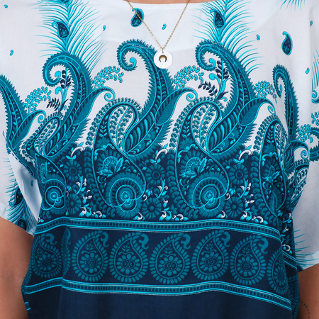 Koszulka wzorzysta krótka