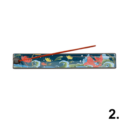 Ceramiczna podstawka pod kadzidło MALOWANA