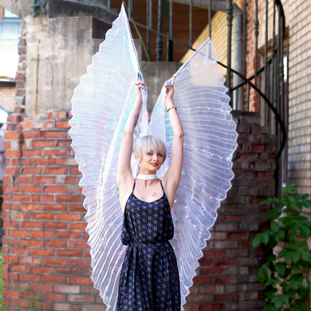 Skrzydła do tańca LED