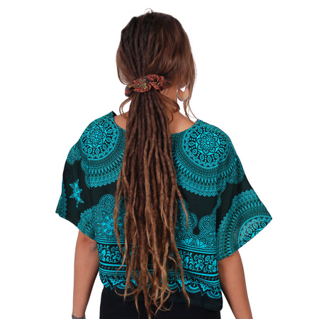 Koszulka wzorzysta krótka