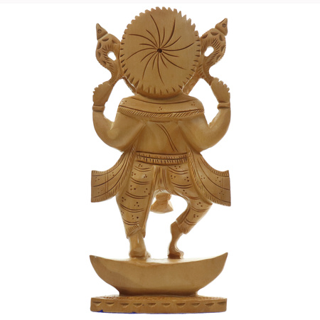 Figurka Ganeśi drewniana