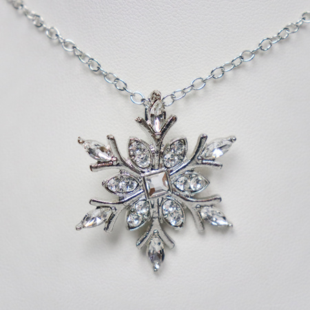 Naszyjnik śnieżynka