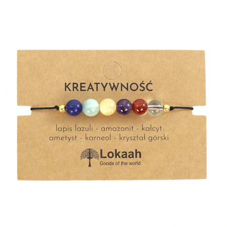 Bransoletka z kamiennych kulek – Amulet