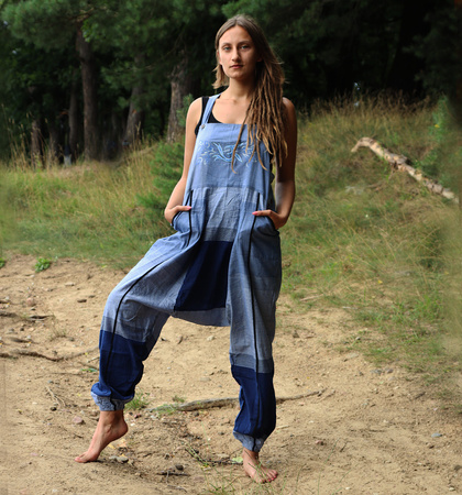 Nepal szarawary ogrodniczki