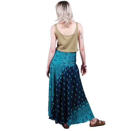 Spódnica wzorzysta wiązana