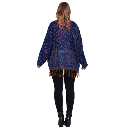 Indie kimono z kieszeniami