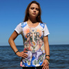 T-Shirt damski hippie LORD OF GANESH