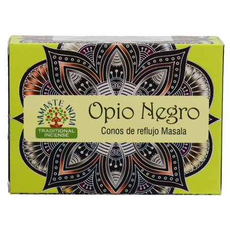Kadzidła Dymne Namaste India - BLACK OPIUM