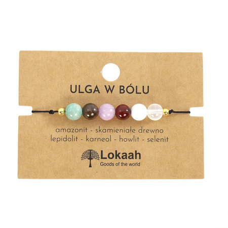 Bransoletka z kamiennych kulek – Amulet