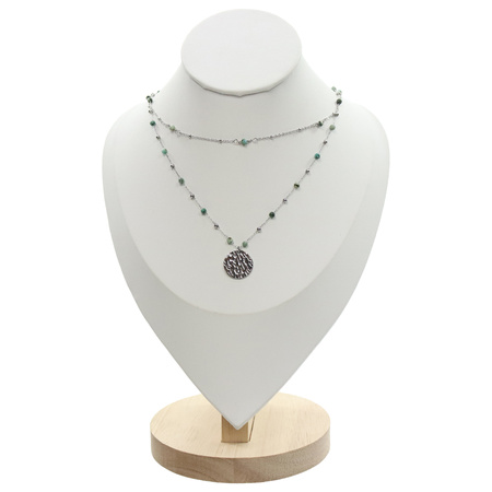 Naszyjnik kamienny z zawieszką