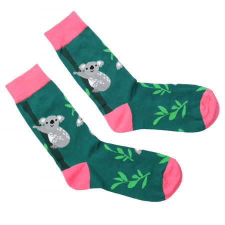 Kolorowe skarpetki za kostkę - zwierzęta