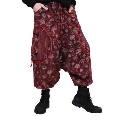 Szarawary stonewash grzyby