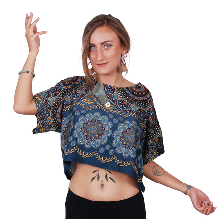 Koszulka wzorzysta krótka