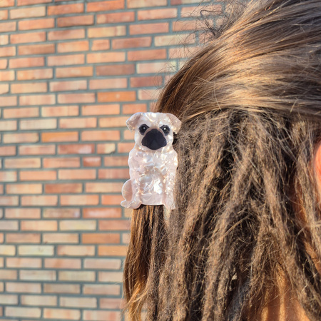 Błyszcząca klamra do włosów